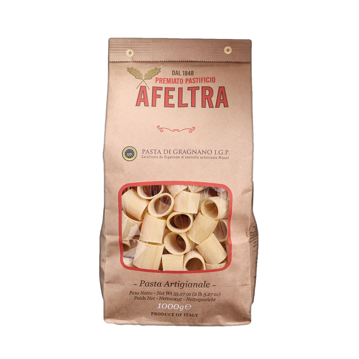 Mezzi Paccheri 35.5 oz - Afeltra