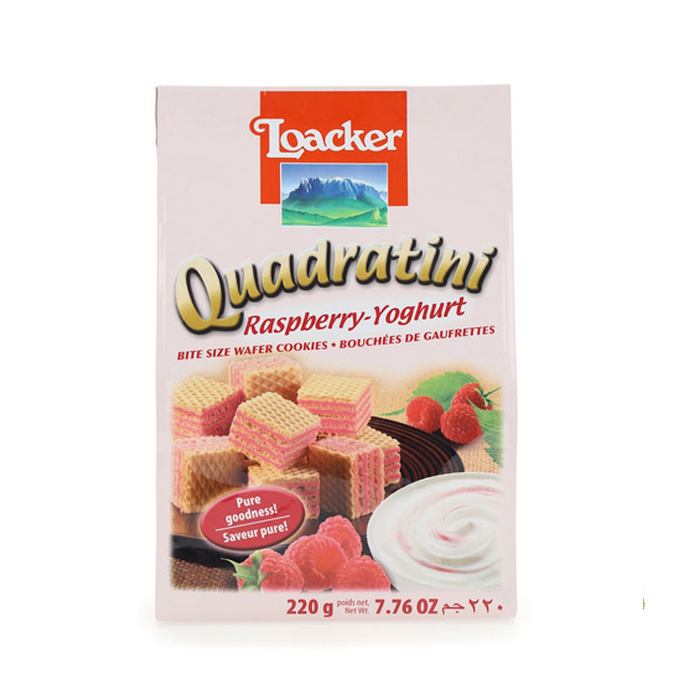 Raspberry and Yogurt Quadratini 7.7 oz