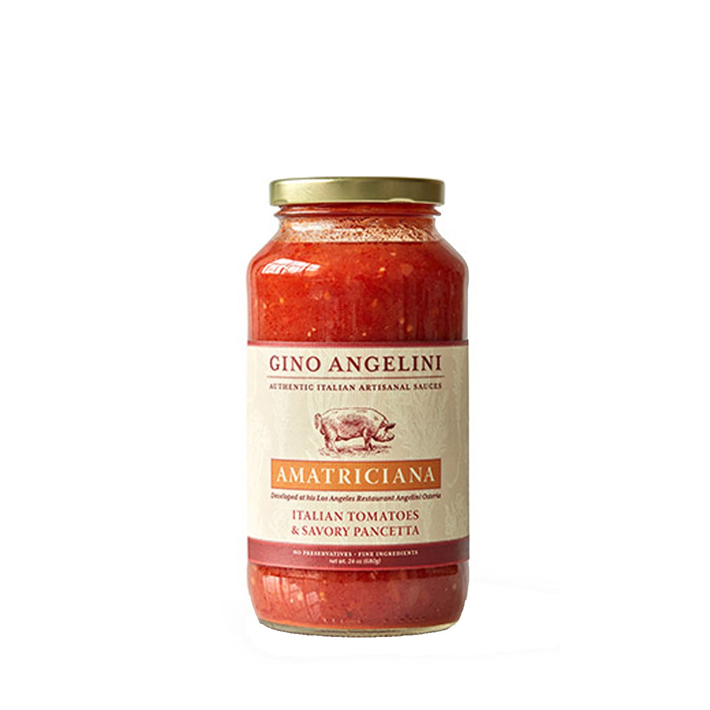 Amatriciana Tomato Sauce 24 oz Gino Angelini Eataly