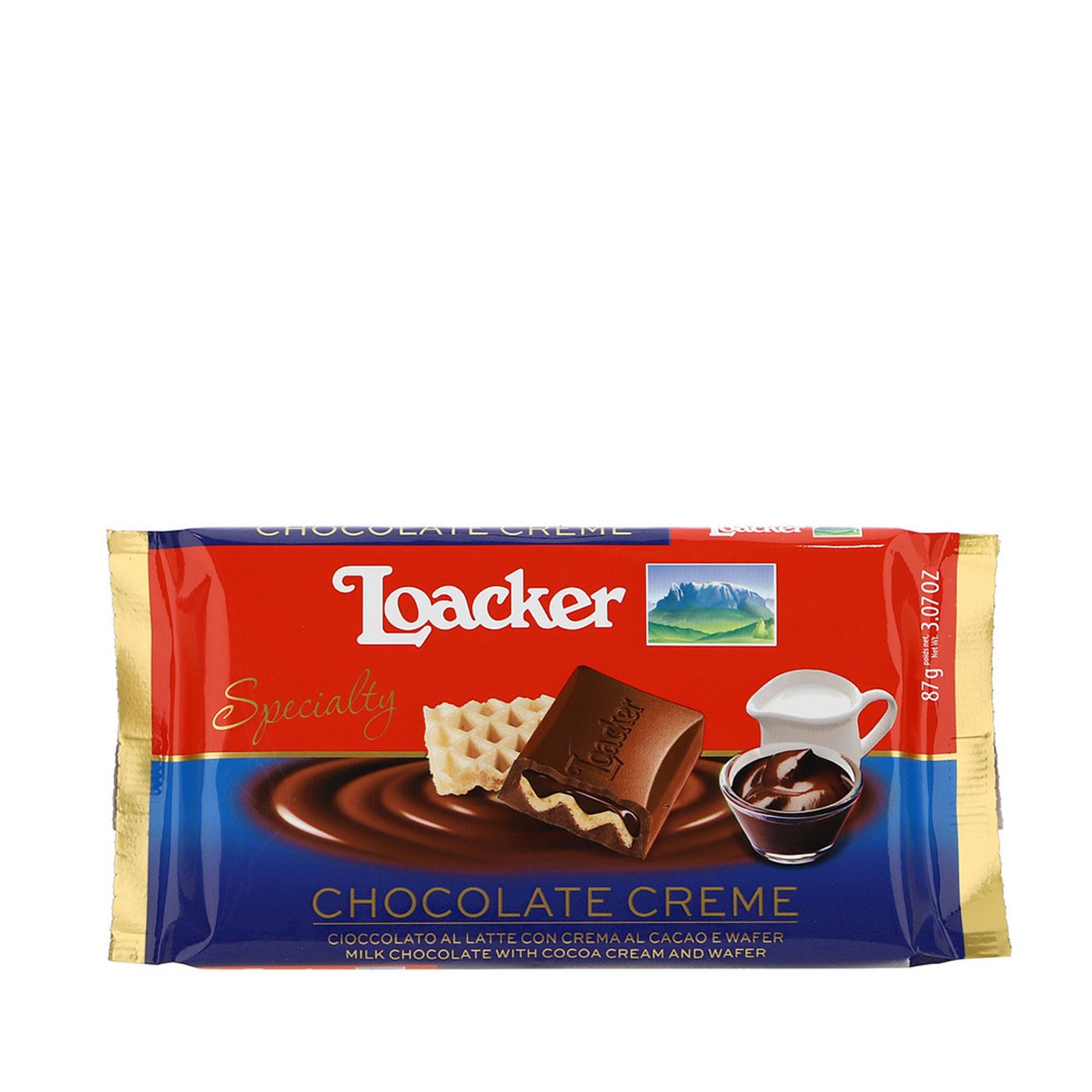 Loacker Specialty Chocolate Bar, Dark-Noir - 55 g