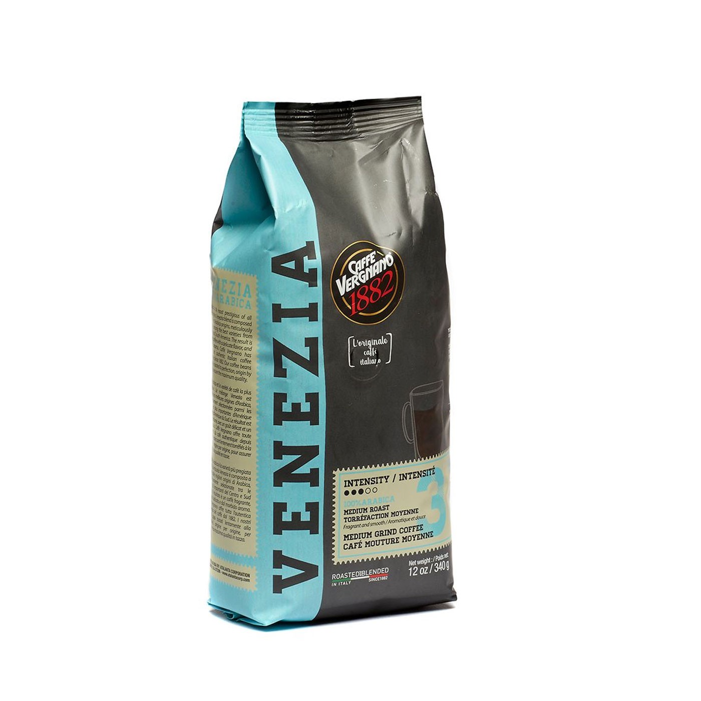 Venezia Blend Ground Coffee 12 oz Caffè Vergnano Eataly