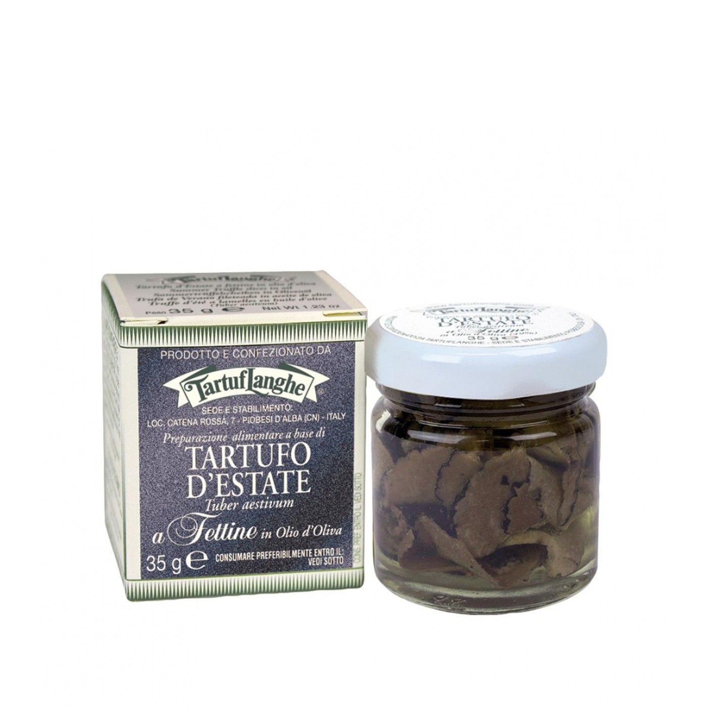 Sliced Black Summer Truffles in Oil 1 oz