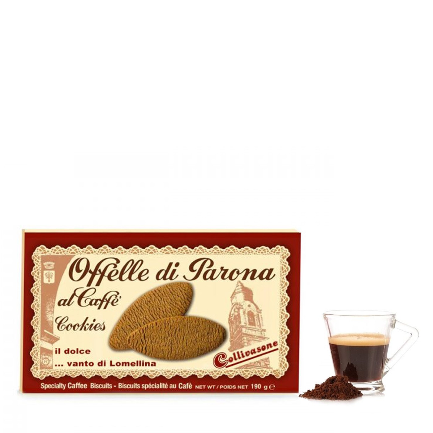Coffee Offelle di Parona Cookies  6.71oz