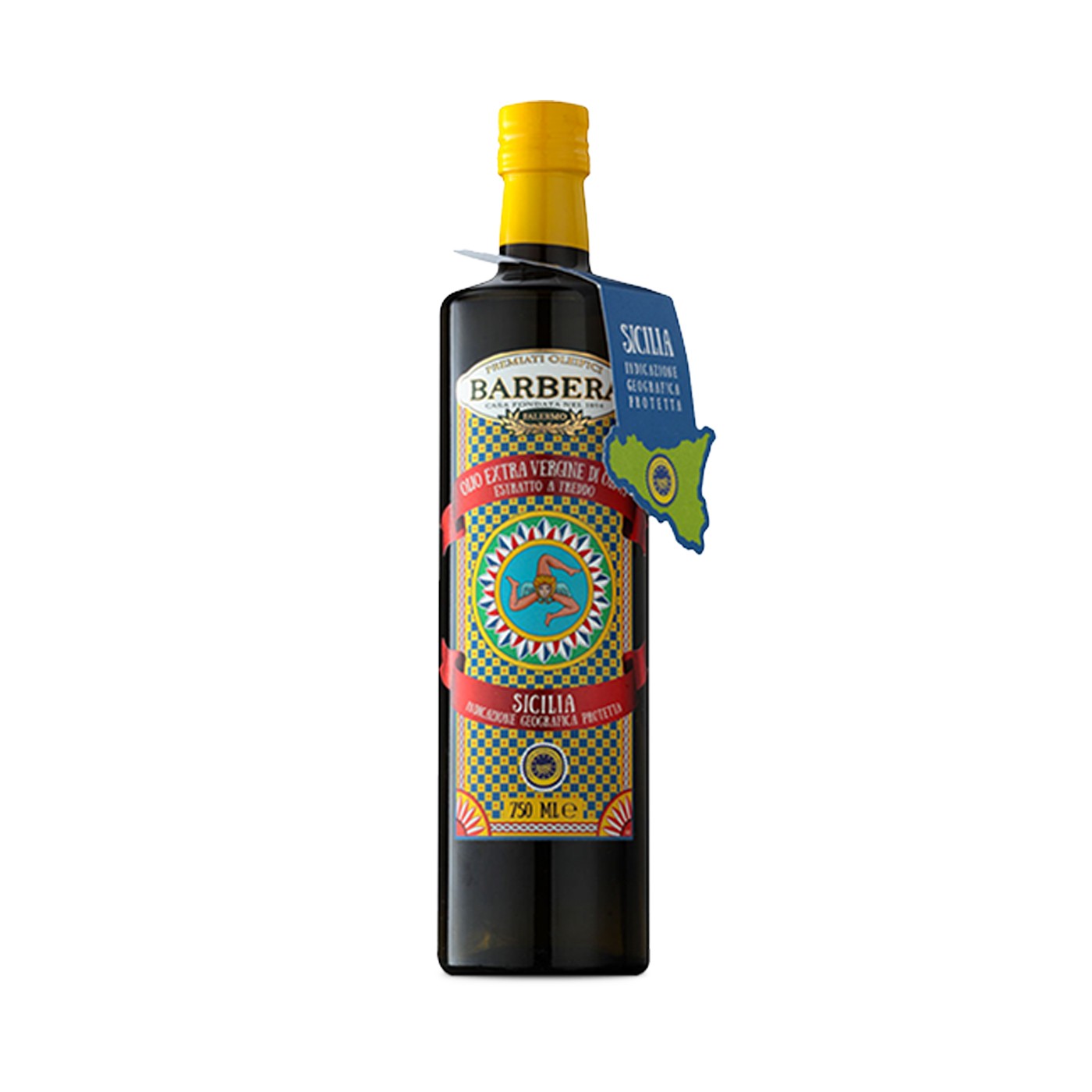 'Carretto' Sicilia IGP Extra Virgin Olive Oil in Glass Bottle 25.4 oz
