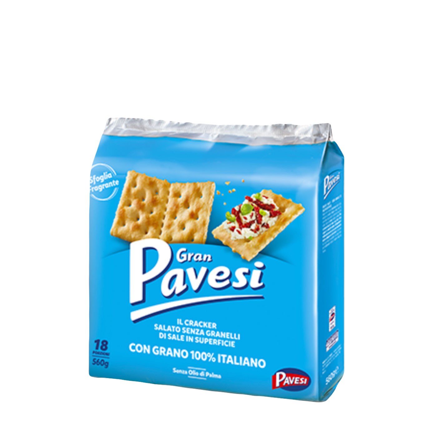 Gran Pavesi Reduced Salt Crackers 8.8 oz