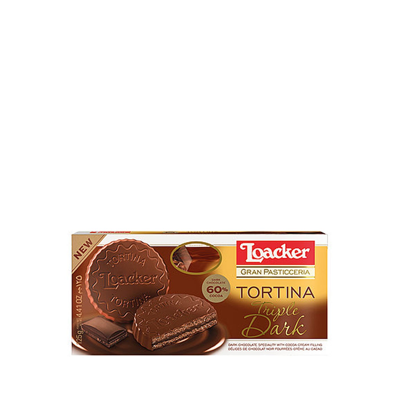 loacker dark chocolate wafer