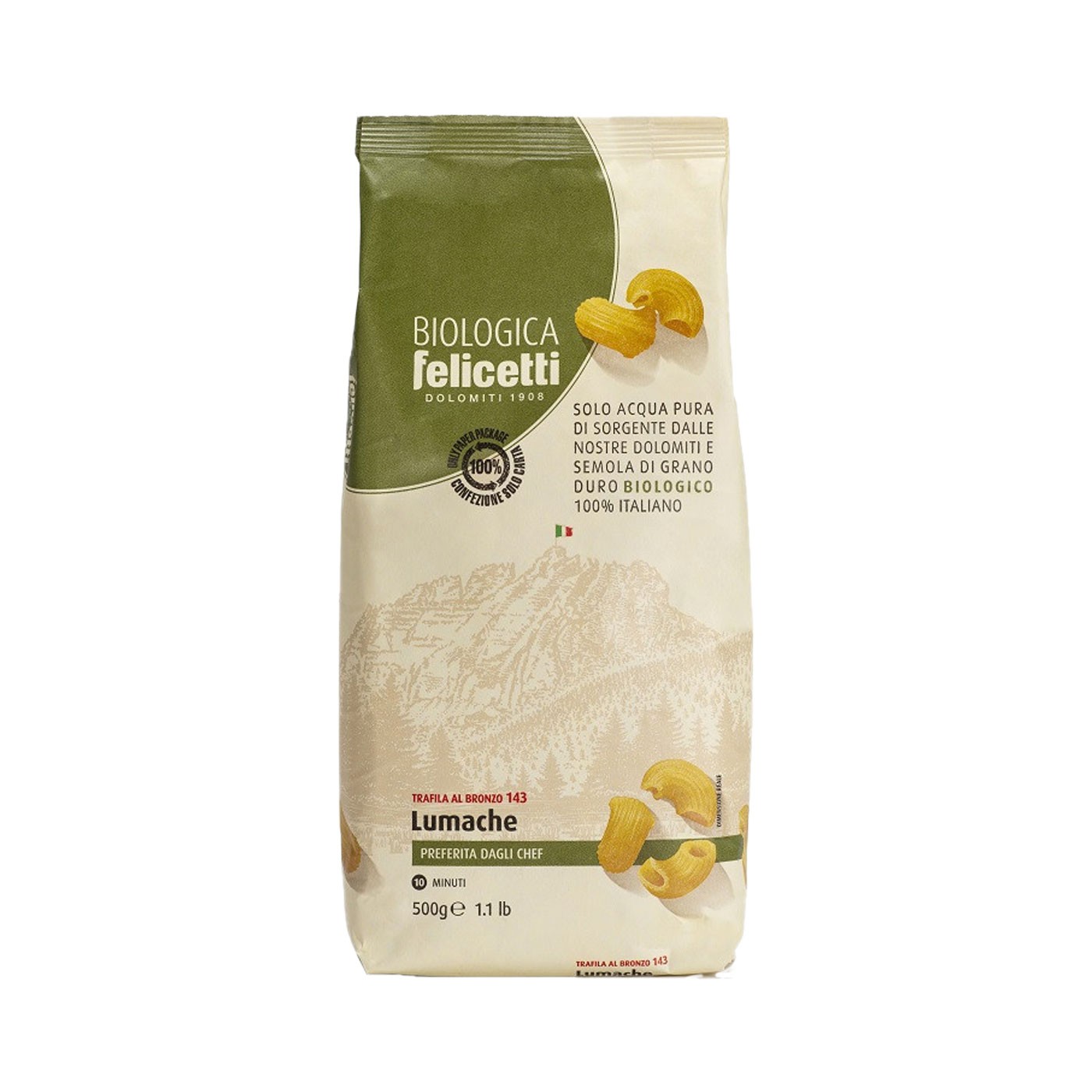 Organic Lumache 17.6 oz - Felicetti | Eataly.com