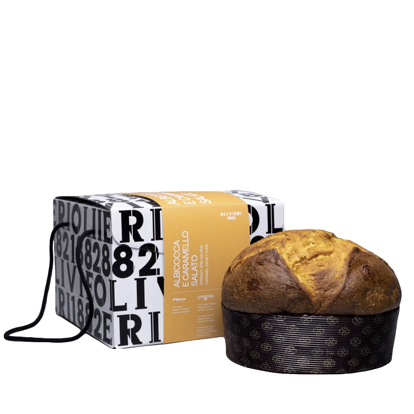 Apricots and Salted Caramel Panettone in Box 26.4 oz