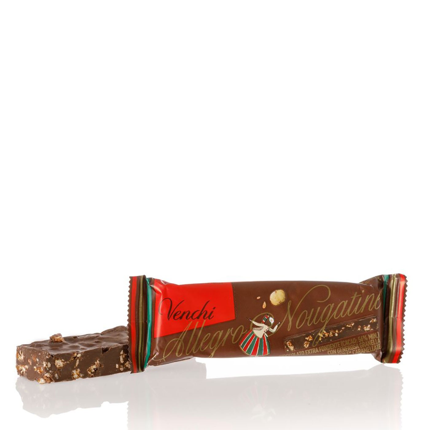 Dark Nougatine Chocolate 0 88 Oz Venchi Eataly Eataly