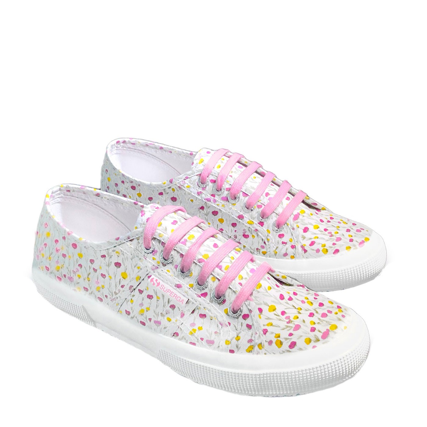 Floral Sneakers Size 37 - Superga 