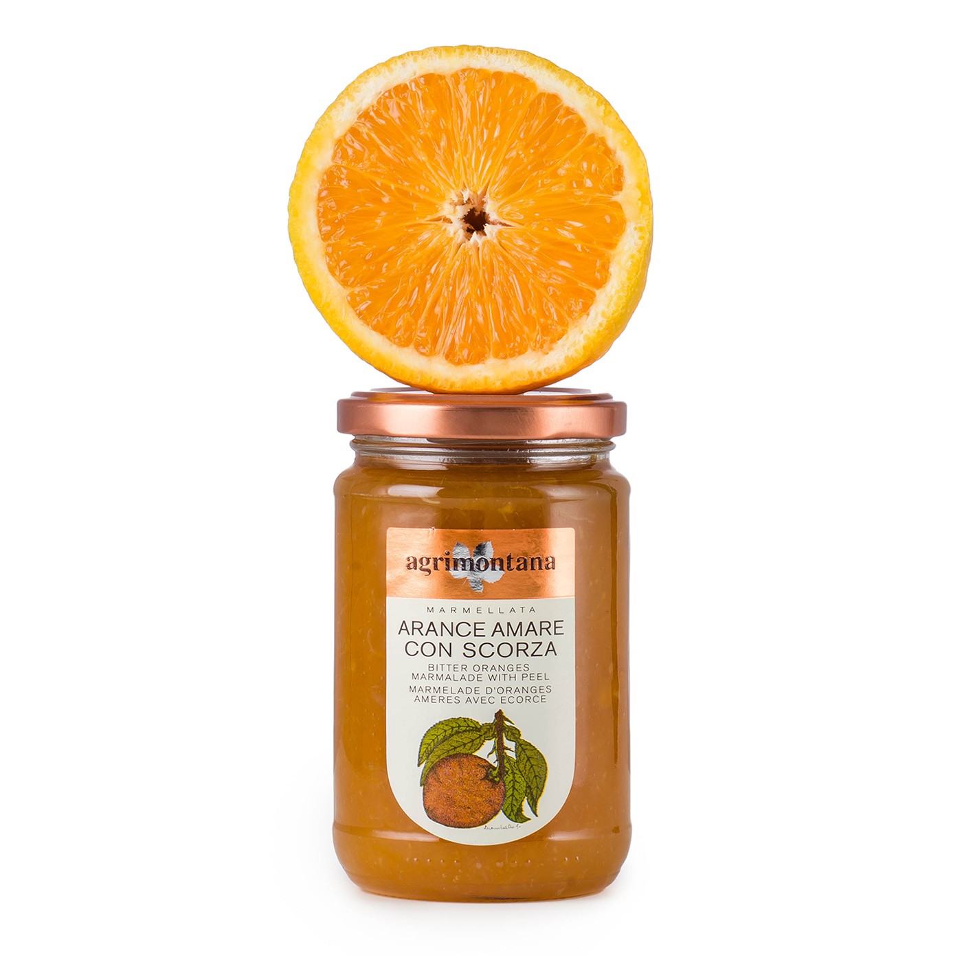 Orange Marmalade with Peel 12.3 oz Agrimontana Eataly