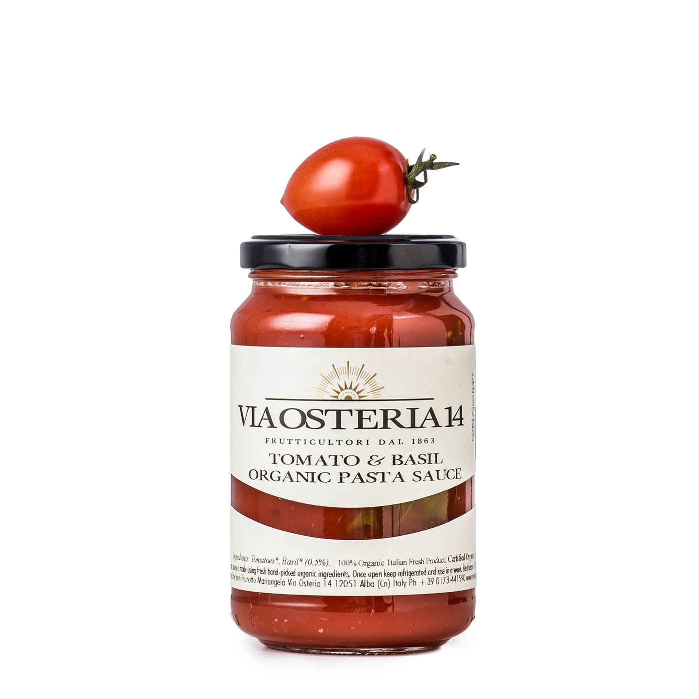 Organic Crushed Tomatoes with Basil 12 oz