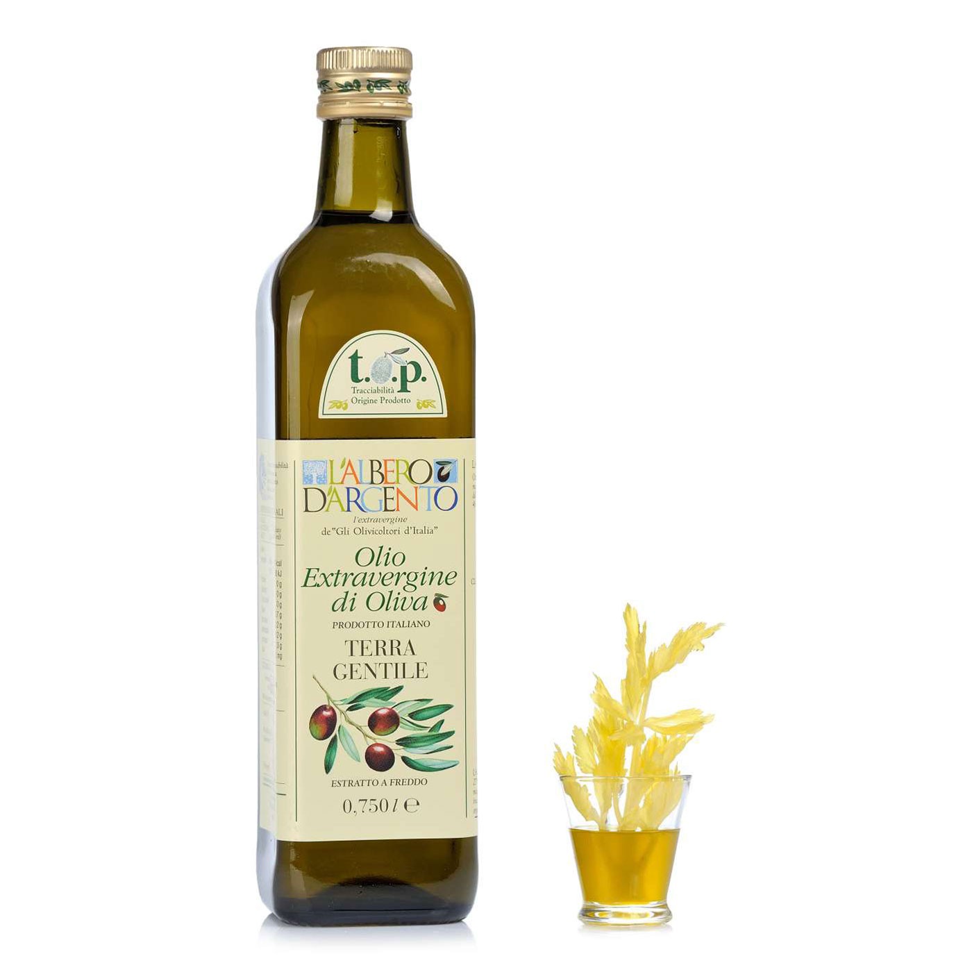 Albero D'Argento Terra Gentile Extra Virgin Olive Oil 25.4 oz
