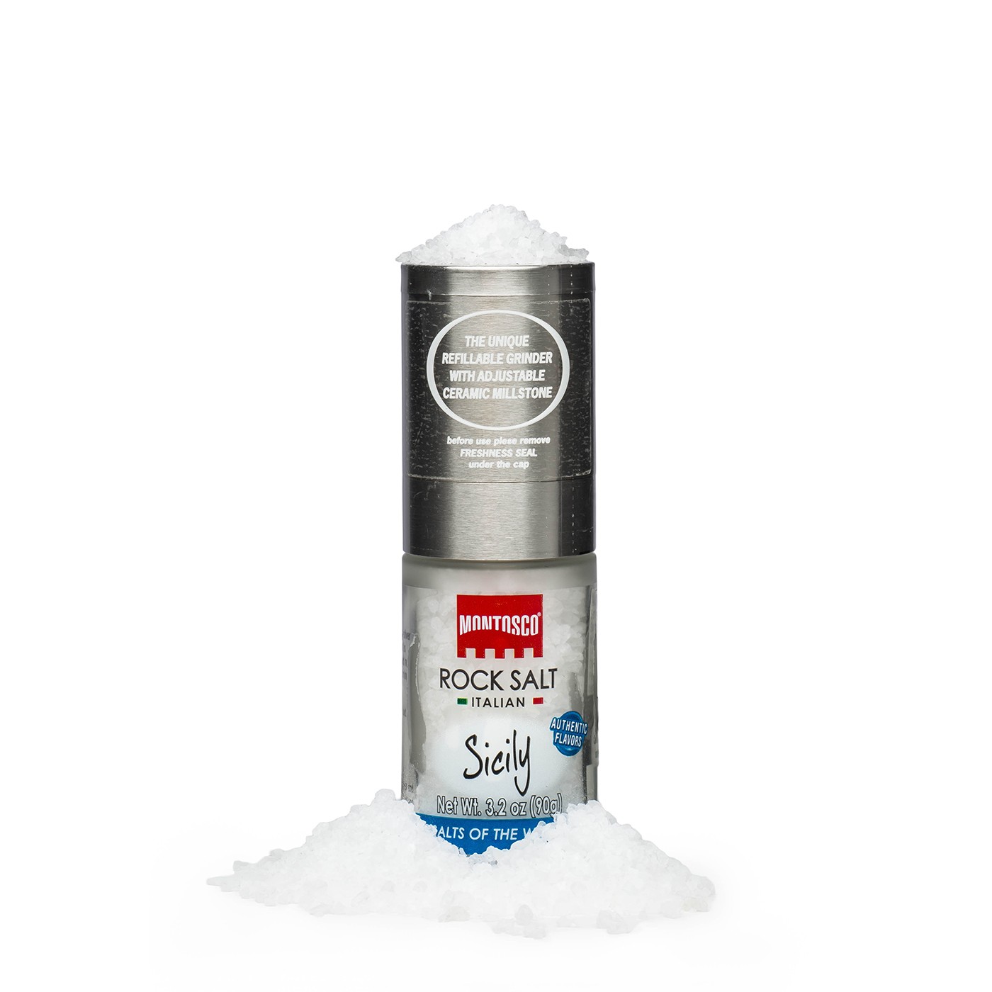 Sicily White Rock Salt Grinder 3.17 oz