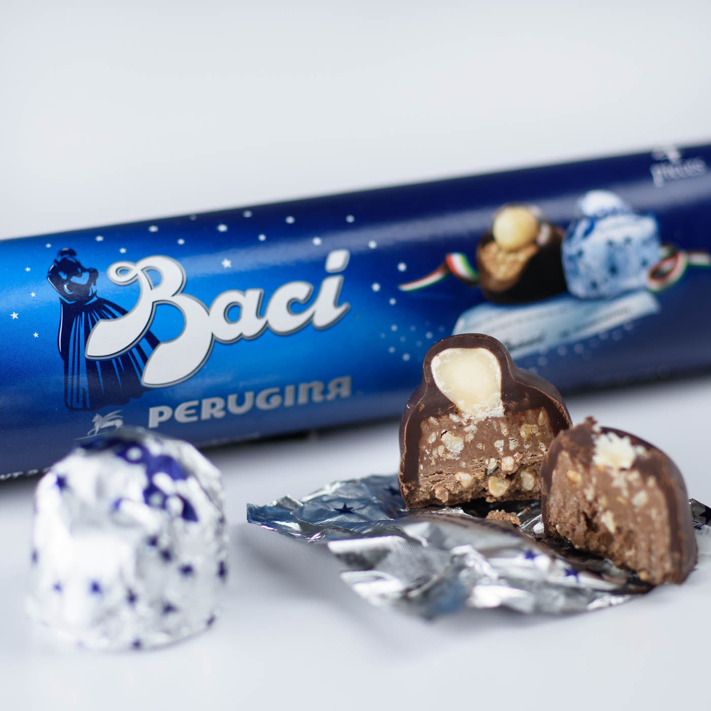 4-Piece Dark Chocolate Baci Tube | Eataly