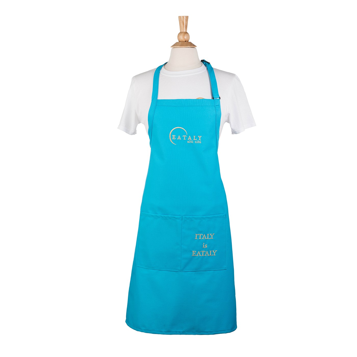 Italy is Eataly Apron - Turquoise - Charitees | Eataly