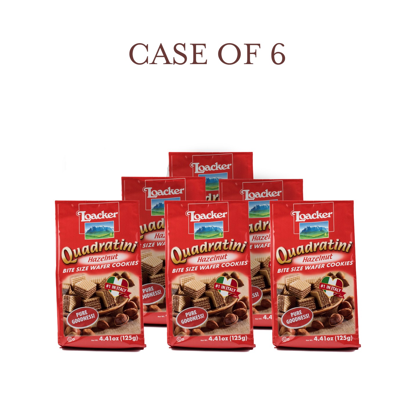 Hazelnut Quadratini Case of 6 Eataly