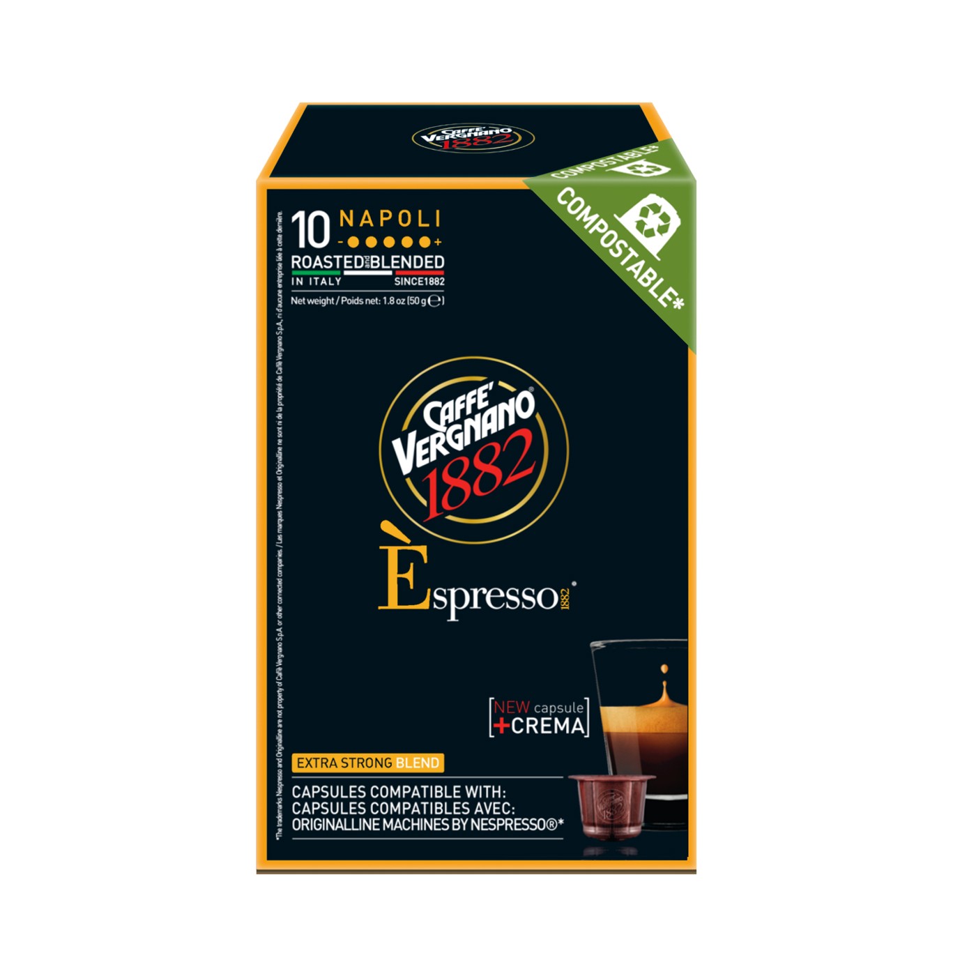 Espresso Napoli Compostable Capsules | Eataly