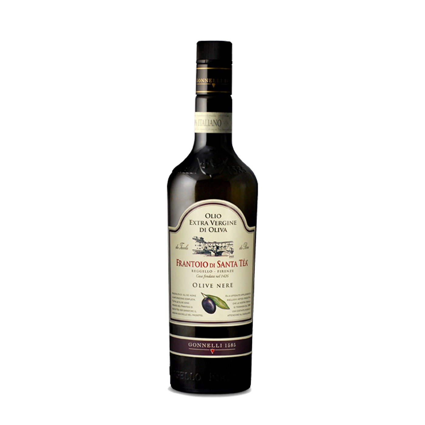 Black Olives Extra Virgin Olive Oil 16.9 oz Gonnelli Eataly Eataly