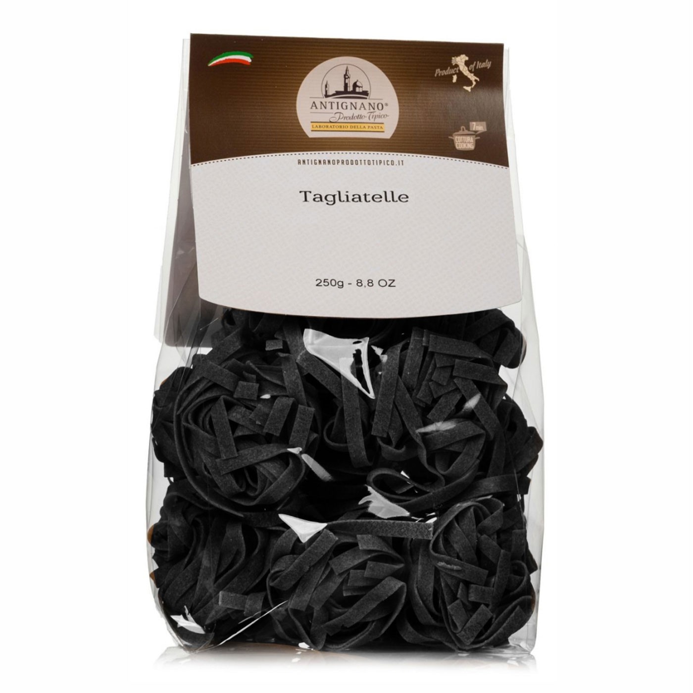 Tagliatelle Pasta with Cuttlefish Ink 8.8 oz