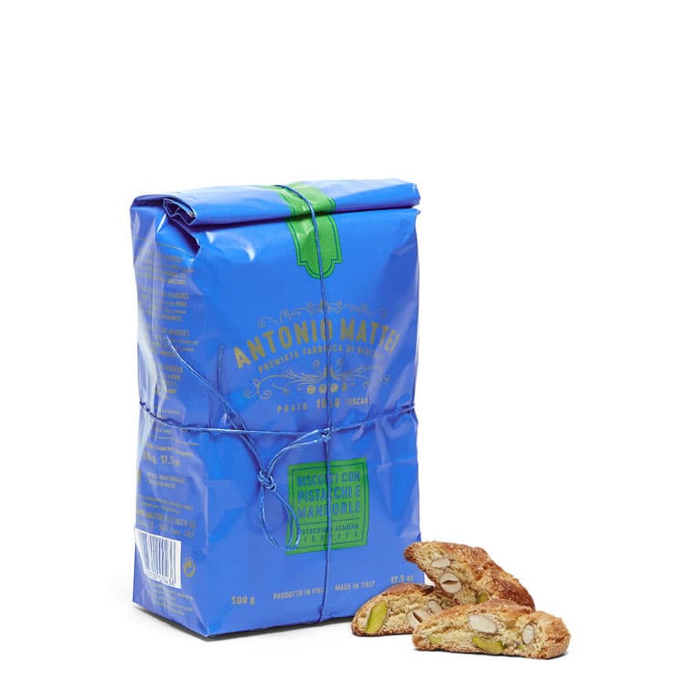 Almond and Pistachio Biscotti di Prato Cookies 8.8 oz