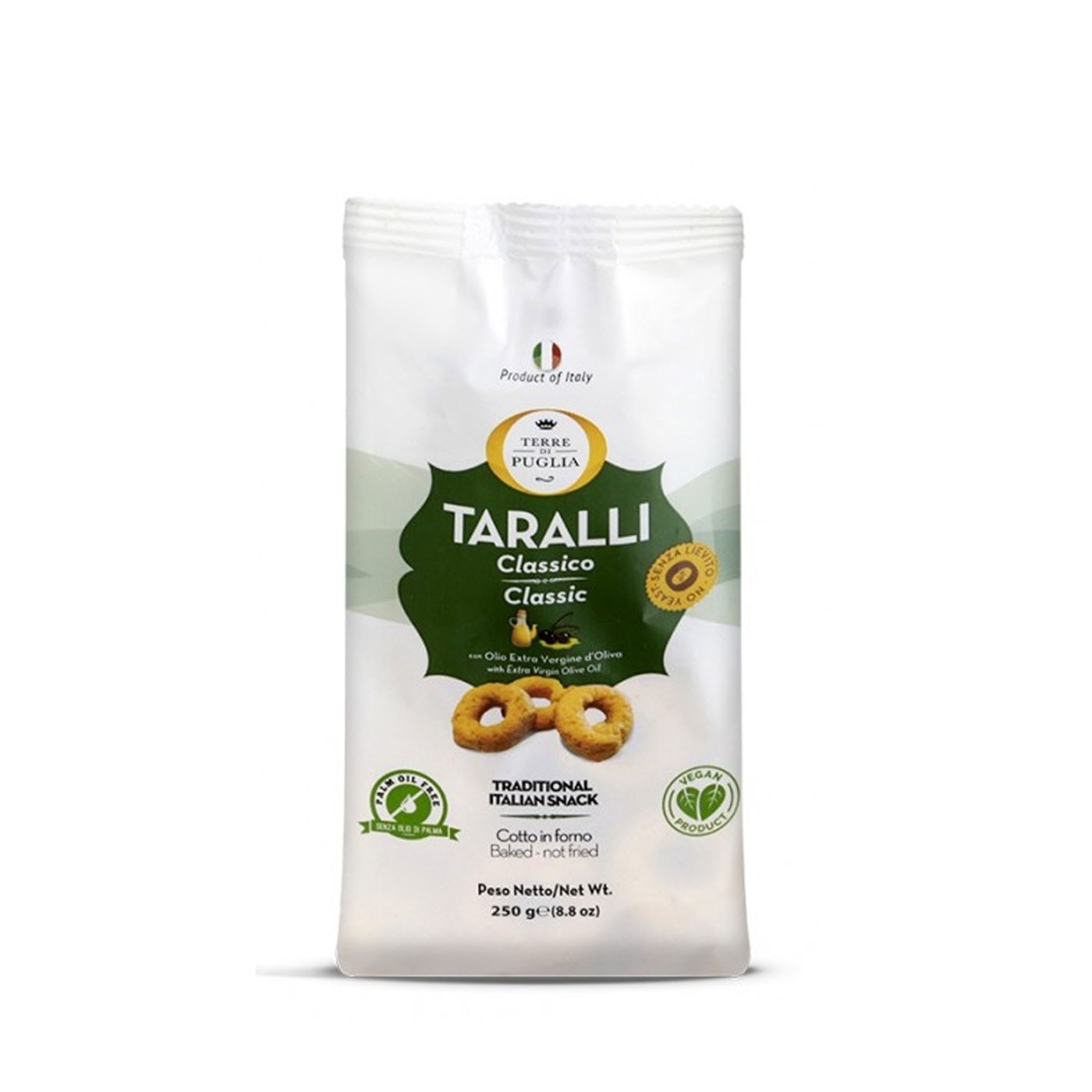 Classic Tarallini Crackers 8.1 oz - Terre di Puglia | Eataly.com