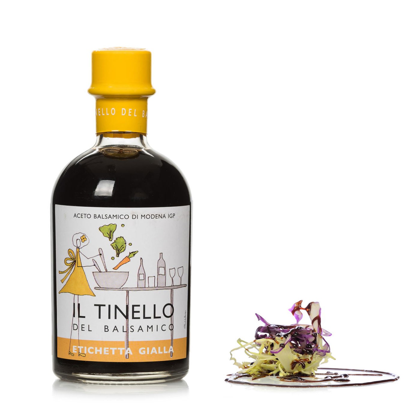 'Il Tinello' Yellow Label Balsamic Vinegar of Modena IGP 8.82 oz