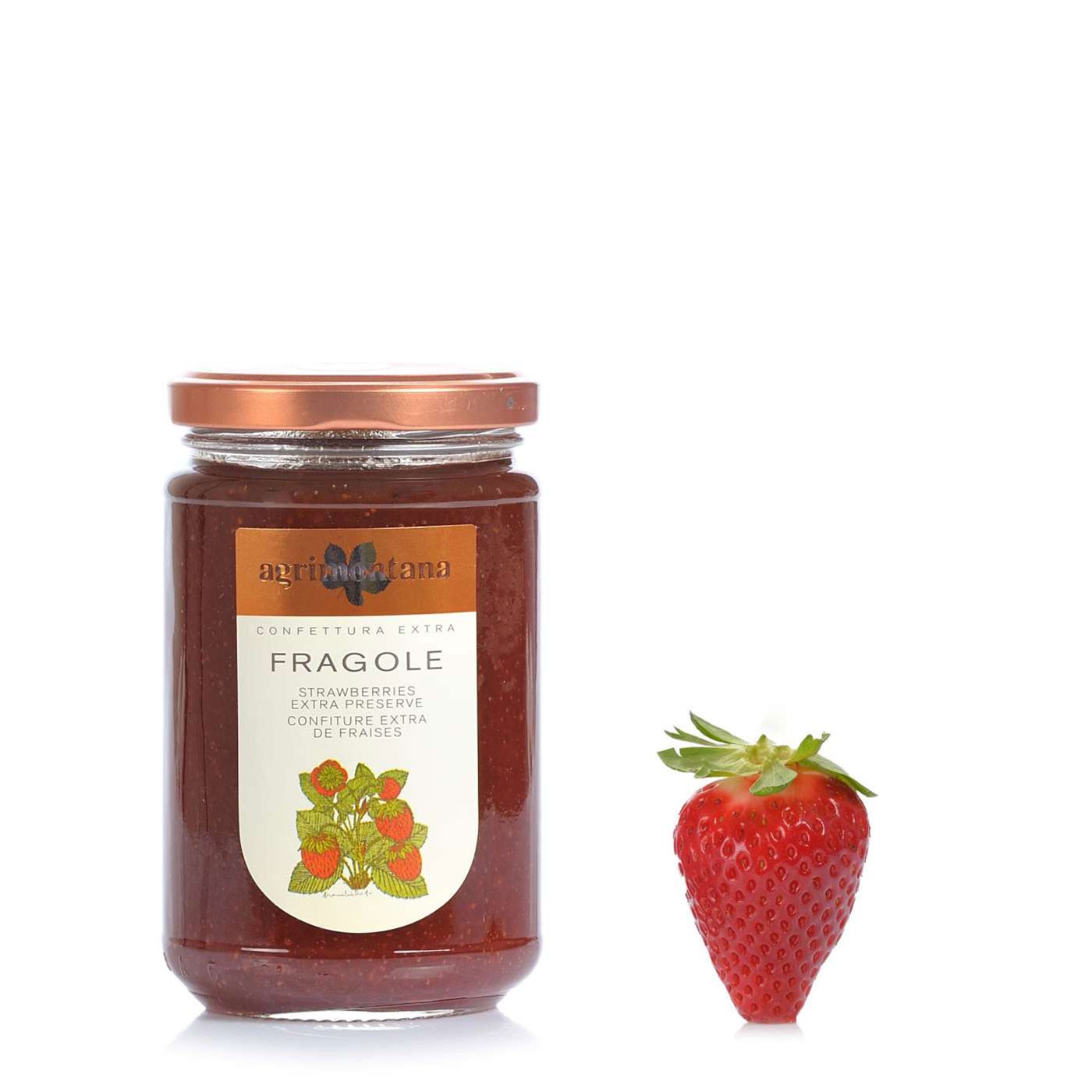 Extra Strawberry Jam 12.3 oz