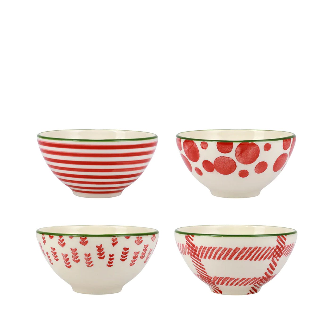 Mistletoe Assorted Dipping Bowls Set of 4 Vietri Eataly