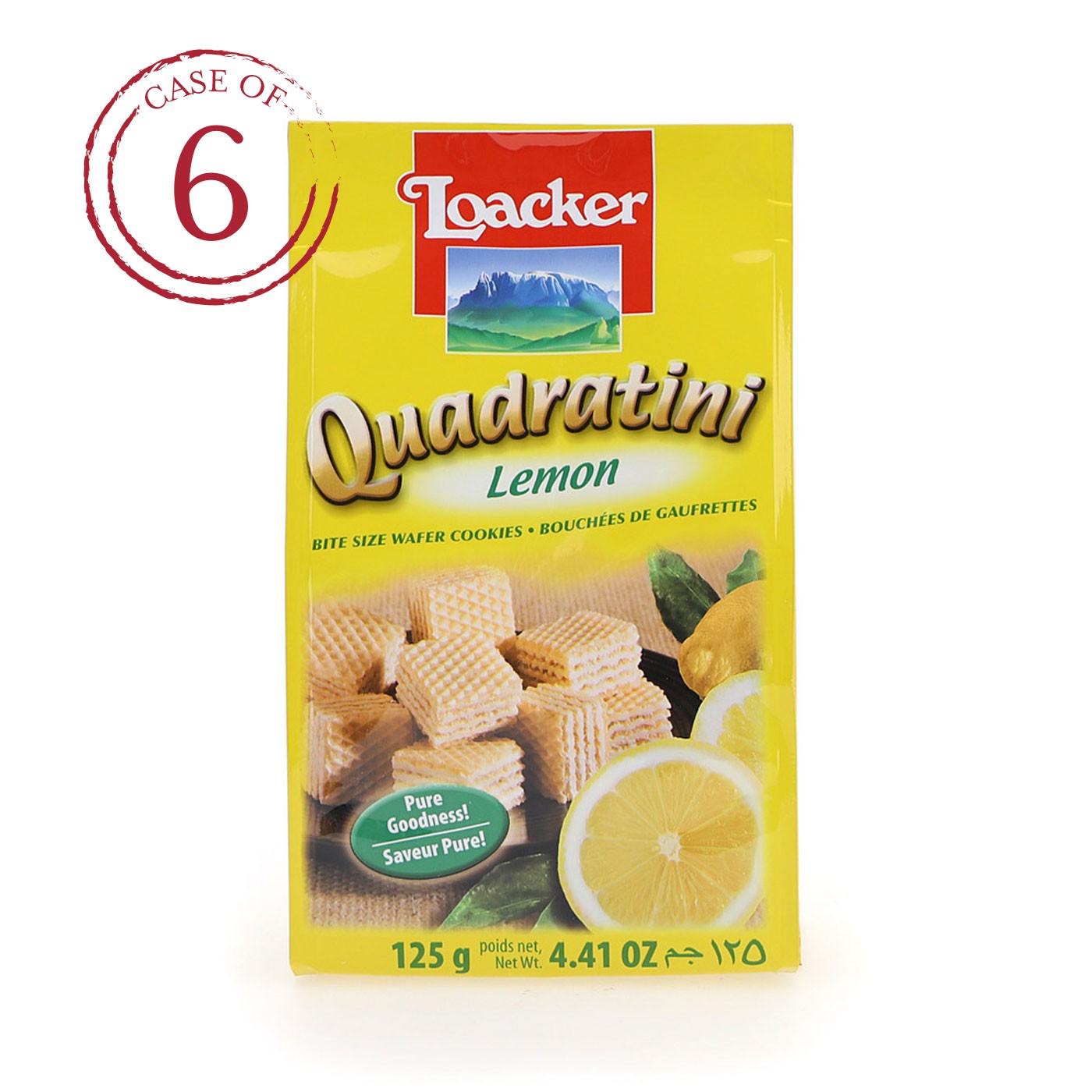 Lemon Quadratini 4.4 oz - Case of 6