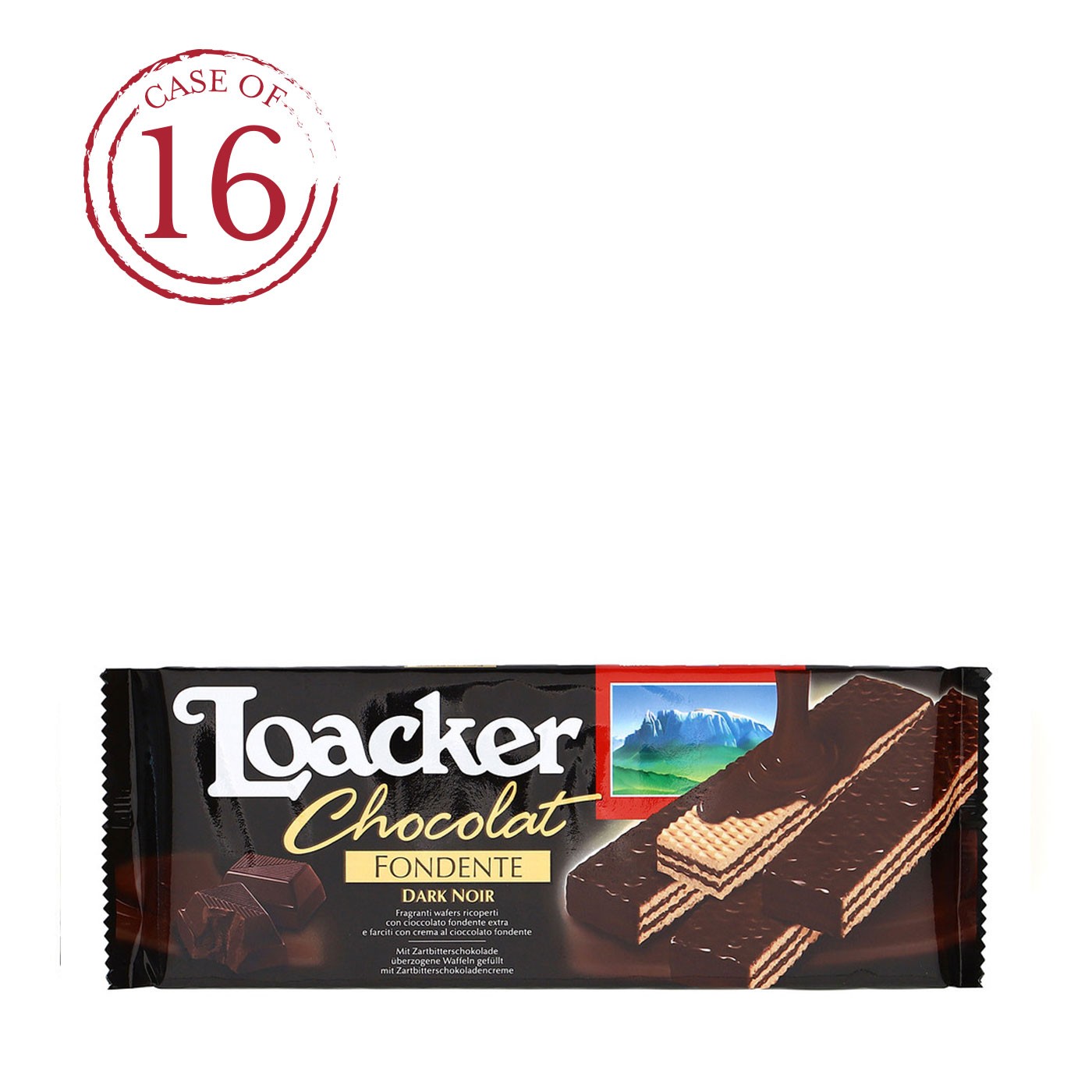 Dark Chocolate Wafers 4.2 oz - Case of 16