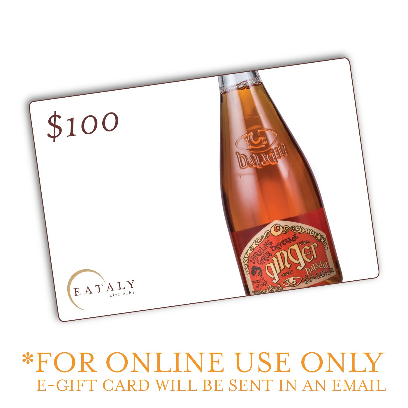 Caviar Gift Card Nyc E Gift Card 100 Eataly Eataly