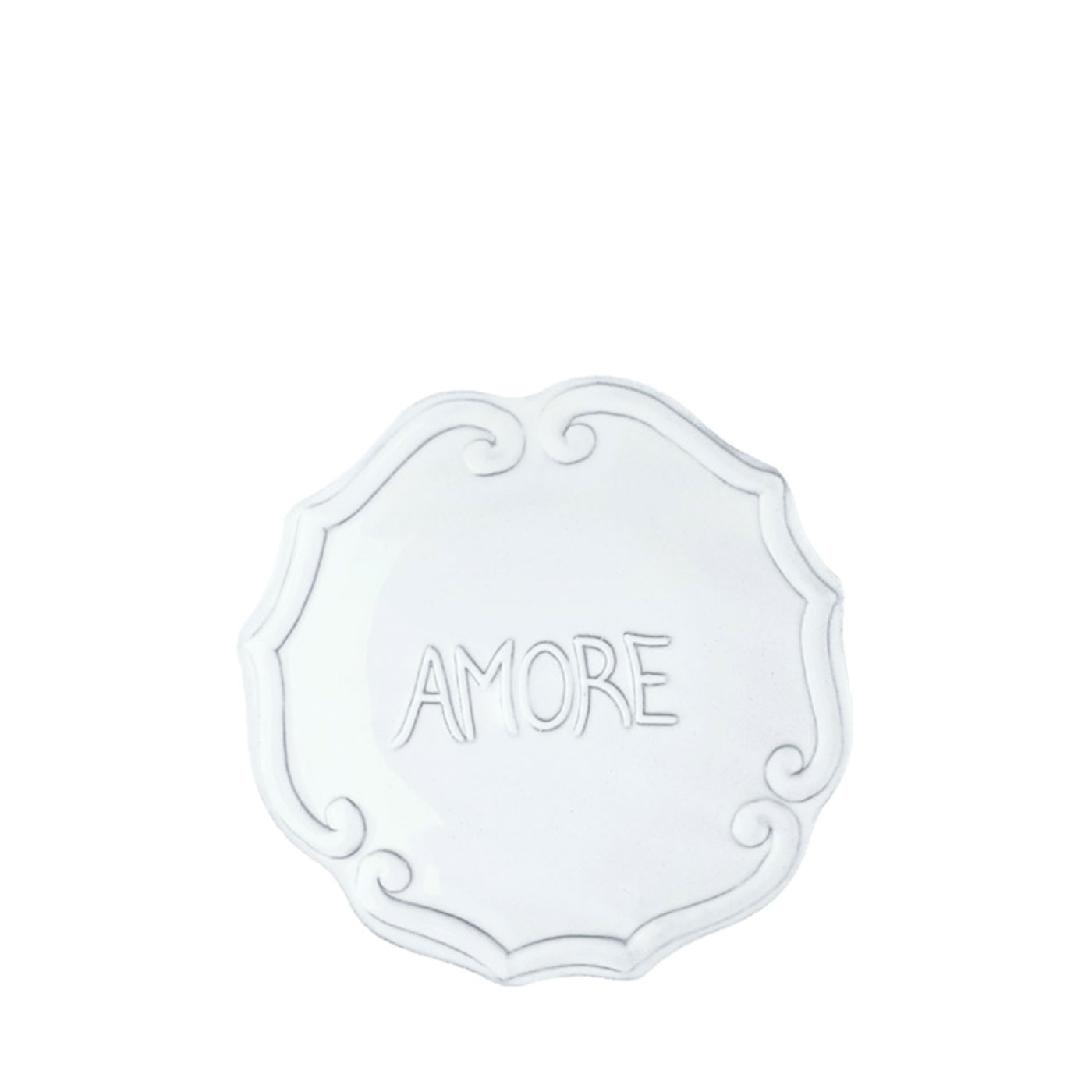 Incanto White Amore Plate