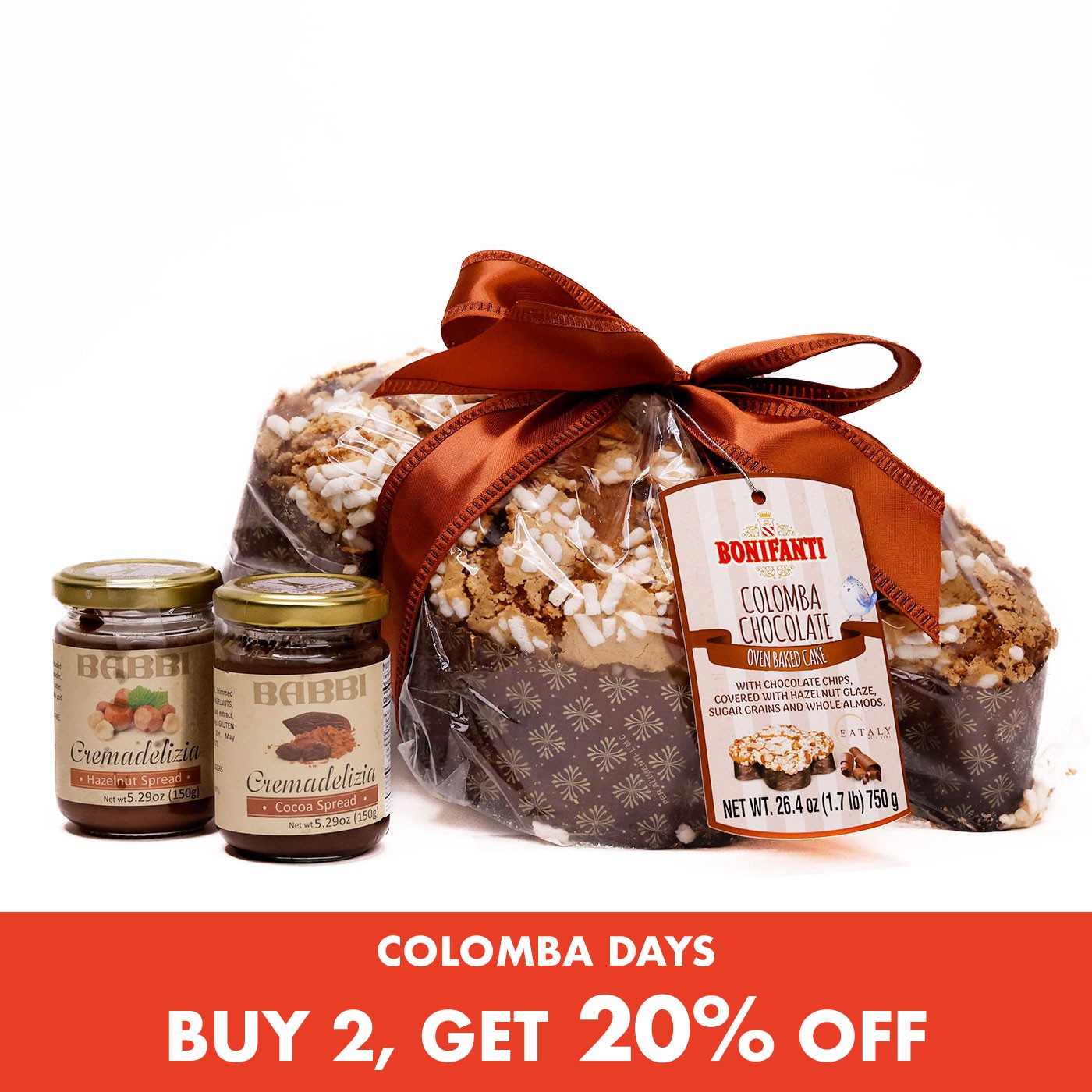 Chocolate Chip Colomba & Sweet Spreads