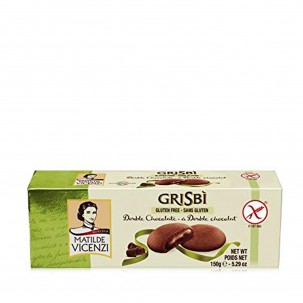 Grisbì Gluten-Free Chocolate Cream-Filled Cookies 5.29 oz