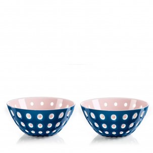 Le Murrine Set of Two Bowls - Pink and Blue