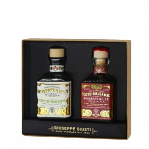 Extra Virgin Olive Oil and Balsamic Vinegar of Modena IGP Gift Set