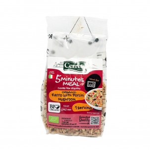 Organic 5-Minutes Meal with Farro and Porcini Mushrooms 3.5 oz