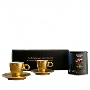 Limited Edition 140º Anniversary Ground Coffee and Espresso Cups Bundle