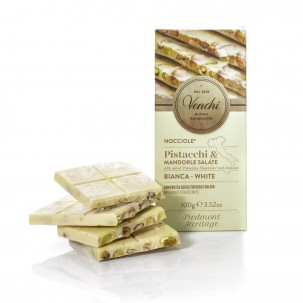 White Chocolate with Nuts Bar 3.53 Oz