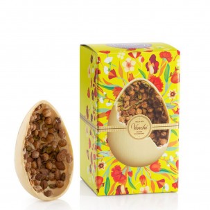 Gourmet Egg - White Chocolate with Salted Nuts 17.7 oz