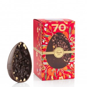 Brutto & Buono - 70% Extra Dark Chocolate Egg with Hazelnuts 17.6 oz 