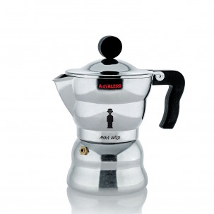 Moka Alessi Espresso Coffee Maker - 3 Cup