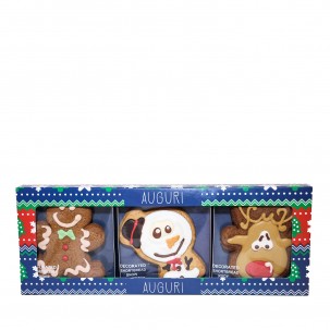 Holiday Decorated Cookies - Set of 3