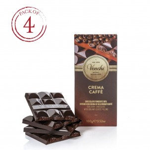 Dark Chocolate Bar With Coffee Filling 3.5 oz - Pack of 4