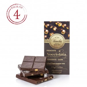 56% Dark Chocolate Hazelnut Bar 3.5 oz - Pack of 4