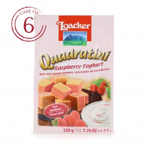 Raspberry-Yogurt Quadratini 7.7 oz - Case of 6