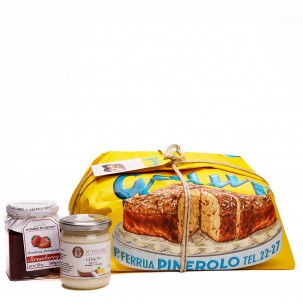 Classic Colomba with Jam and Sweet Spread