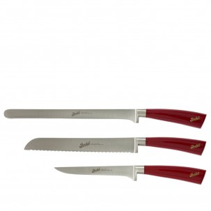 Elegance Ham - Set of 3 Red Knives