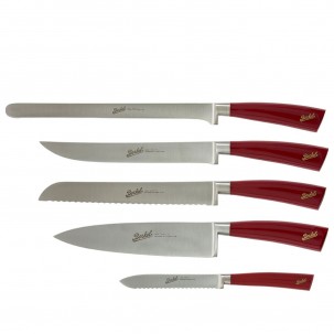 Elegance Chef - Set of 5 Red Knives